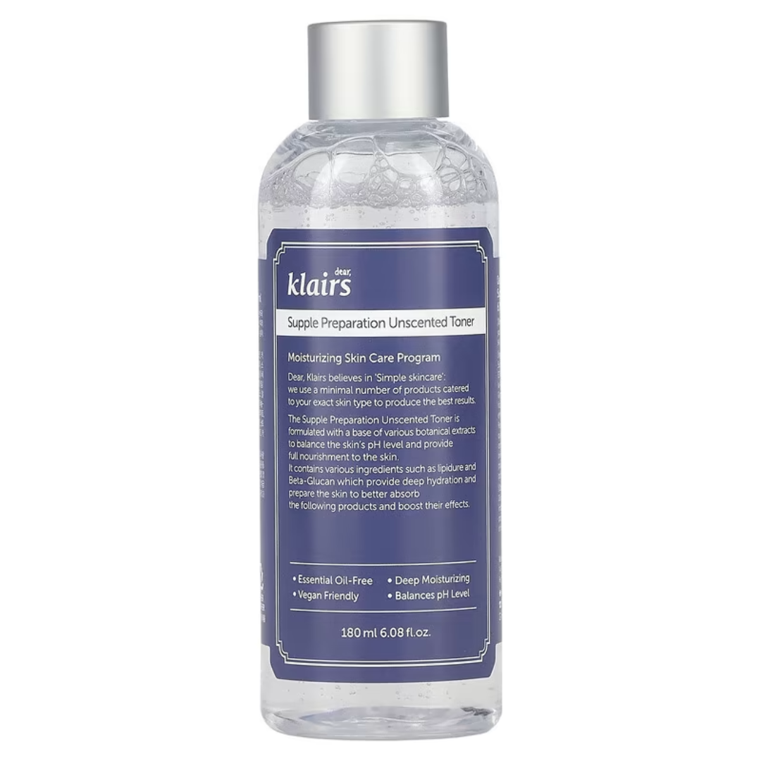 Klairs Supple Preparation Unscented Toner 180ml WhatHeWants SG klairs-supple-preparation-unscented-toner-180ml-whathewants-sg