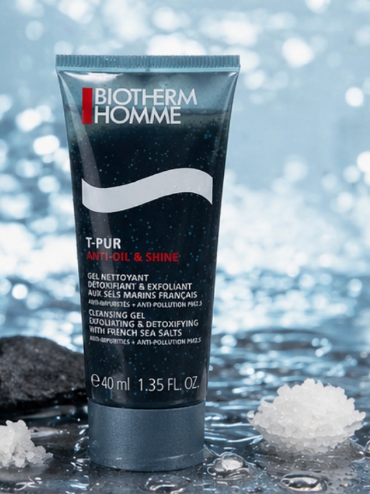 Biotherm Homme T-Pur Anti-Oil & Shine Cleansing Gel Travel Size 40ml