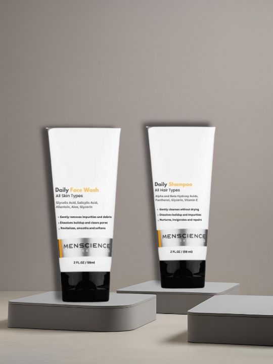 MenScience Cleanser & Shampoo Set