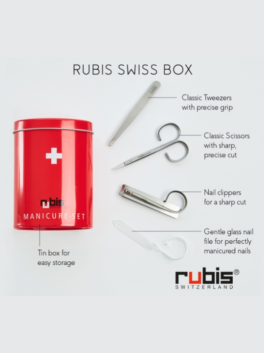 Rubis Switzerland 1K450 Swiss Cross 5 PCS Set Box